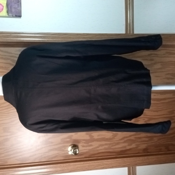 I.Q. Authentic Brand Elegant Black Women's Jacket, Festival, Retro, Grandma Core - Picture 11 of 13